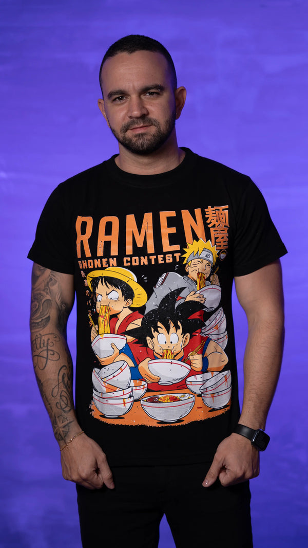 CAMISETA ANIME RAMEN (UNISEX)