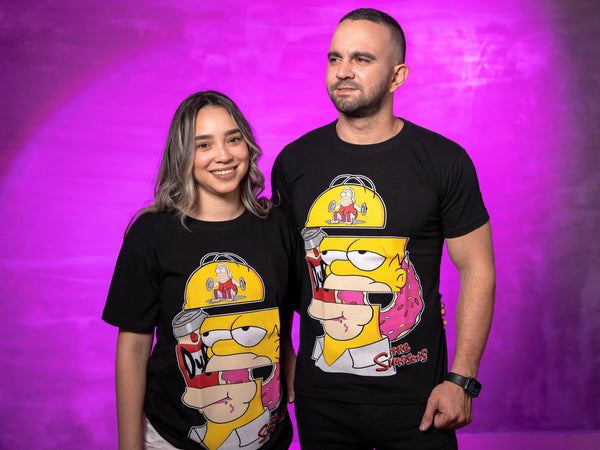 CAMISETA HOMERO CABEZA HUECA (UNISEX)