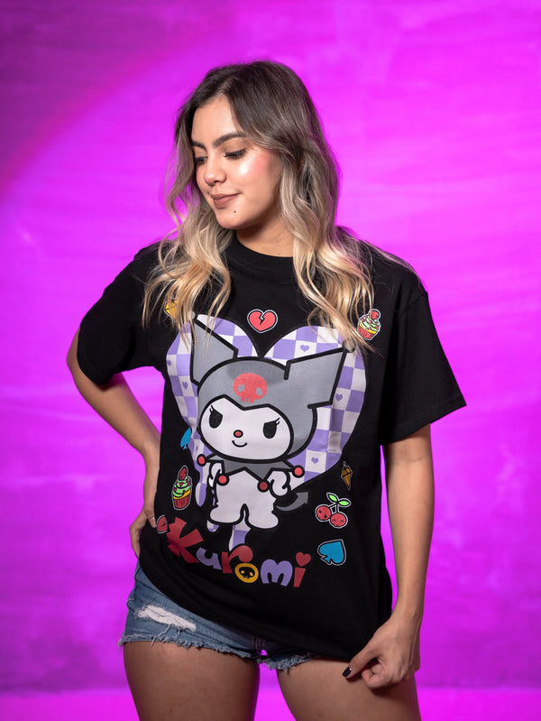 CAMISETA KUROMI (UNISEX)